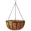 Arcadia Garden Products 1592 Solstice Series Coconut Hanging Basket 16-Inch
