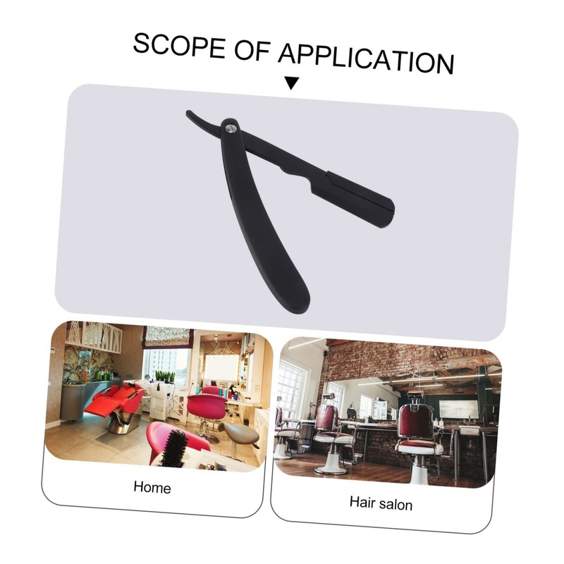 SAFIGLE Folding Razor Beard Trimming Tool Holder Portable Eyebrow Cutter