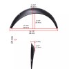 GOODFITMENT For Honda Civic 3.5" Wheel Arches Fender Flares Extra
