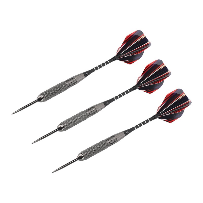 3PCS Metal Tip Darts Set for Dartboard Iron Aluminum Professional