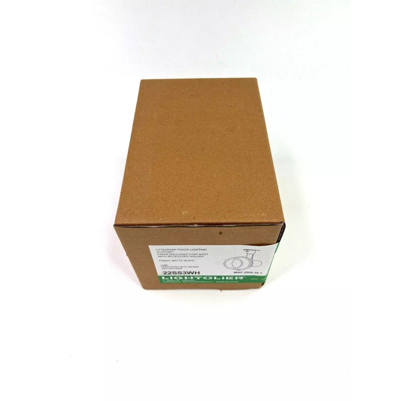 Lightolier 22SS3WH Lytespan Track Alcyon WHITE LIGHTING NEW! SEALED!