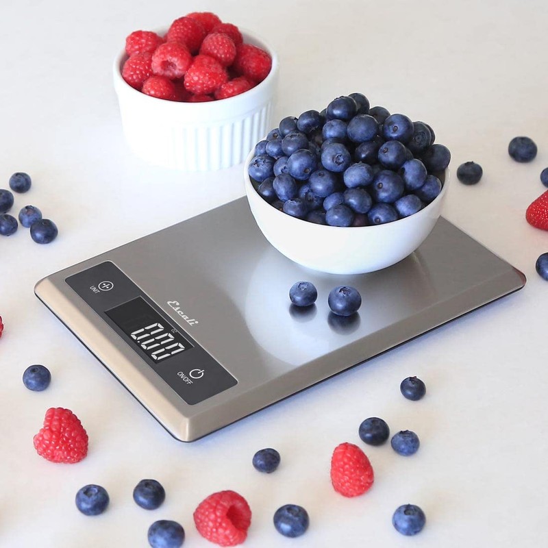 Escali T115S Ultra Thin Kitchen, Office, Herb Scale, Tare Functionality,