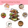 VyGrow Cupcake Stand, 3-Tier Dessert Stand for 52 Cupcakes, Wood