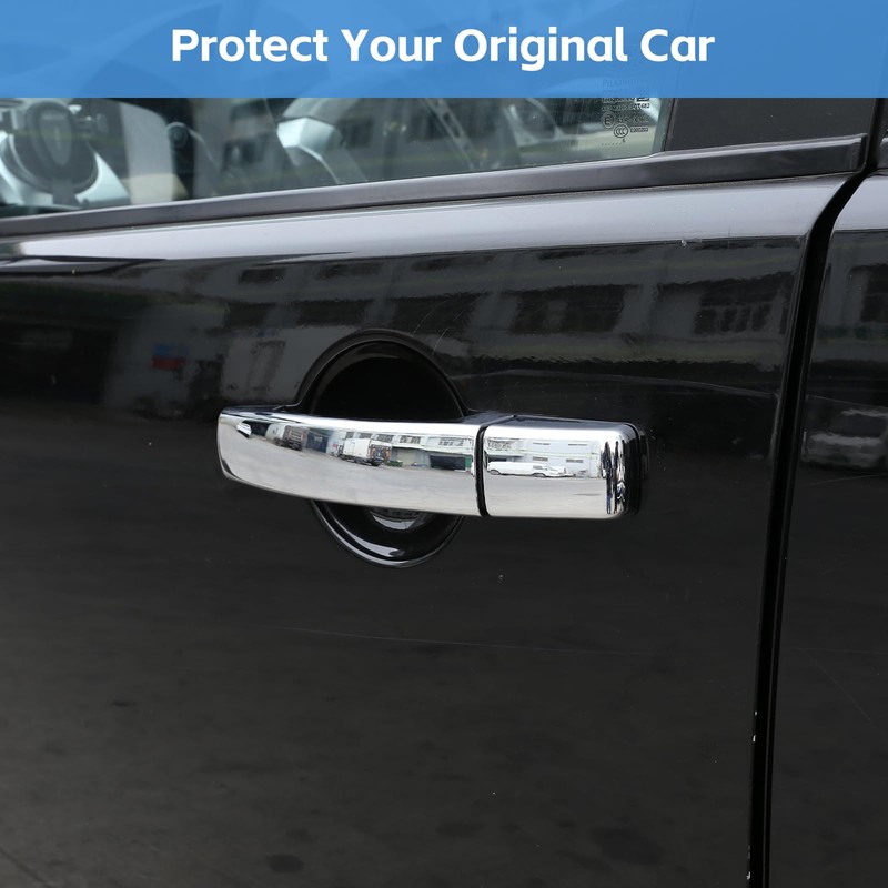 DIYUCAR Chrome Door Handle Trim for Discovery 4 2010-2016 LR4