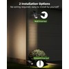 EZVALO Solar Spot Lights Outdoor Waterproof IP67, 3 Lighting Modes