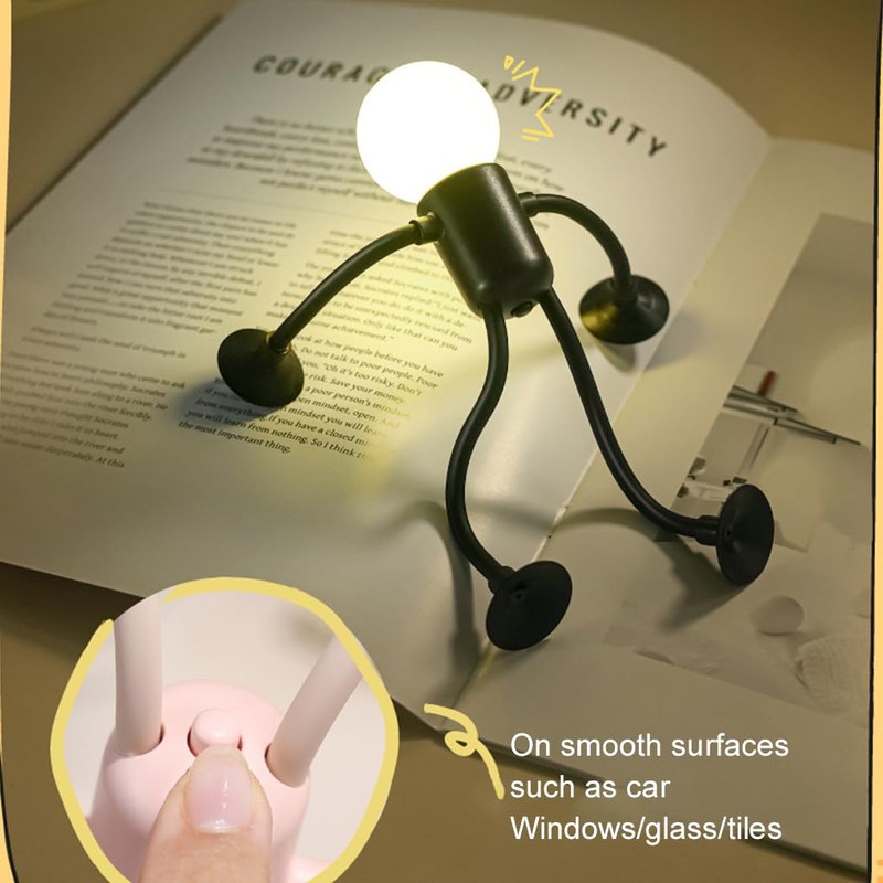 Allayu Inverted Funny Sports Night Light Changeable Shape Lamp for