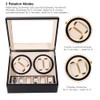 J&T Technology Automatic Watch Winder,4+6 Automatic Watch Winder Storage Display