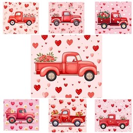 Valentine's Truck 20oz Tumbler Sublimation Prints Bundle Ready to Press