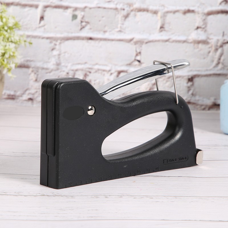 Manual Staple Nail Gun ABS Plastic Shell for Wooden Picture