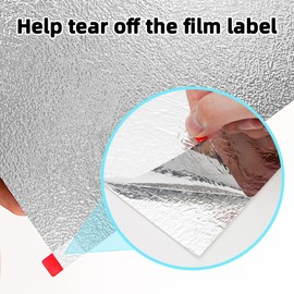 WAPANE Peel and Stick Tile Shower Waterproof Marble Tiles Wall Panels, 11.8"x11.8" Self-Adhesive Backsplash Tile, 20 Pack