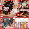 emzrivo 24 Pieces Christmas Pencils with Eraser Xmas Wood Pencils