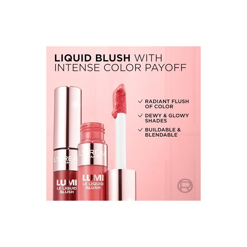 L’Oréal Paris True Match Lumi Le Liquid Blush, Intense Lightweight