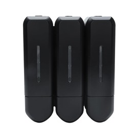 Shampoo Dispenser Bathroom Soap Pump Dispenser Organizer for Kitchen Hotel Home Black