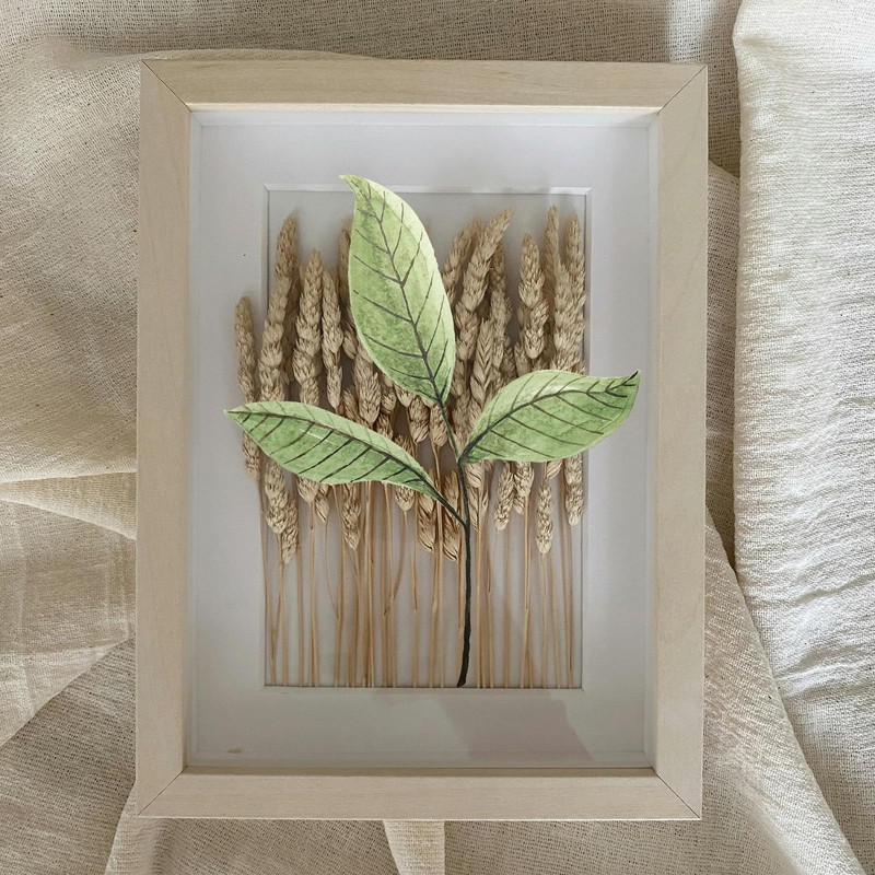 YOKIVE 1 Pcs Shadow Box Frame, Wooden Pressed Flower Frame