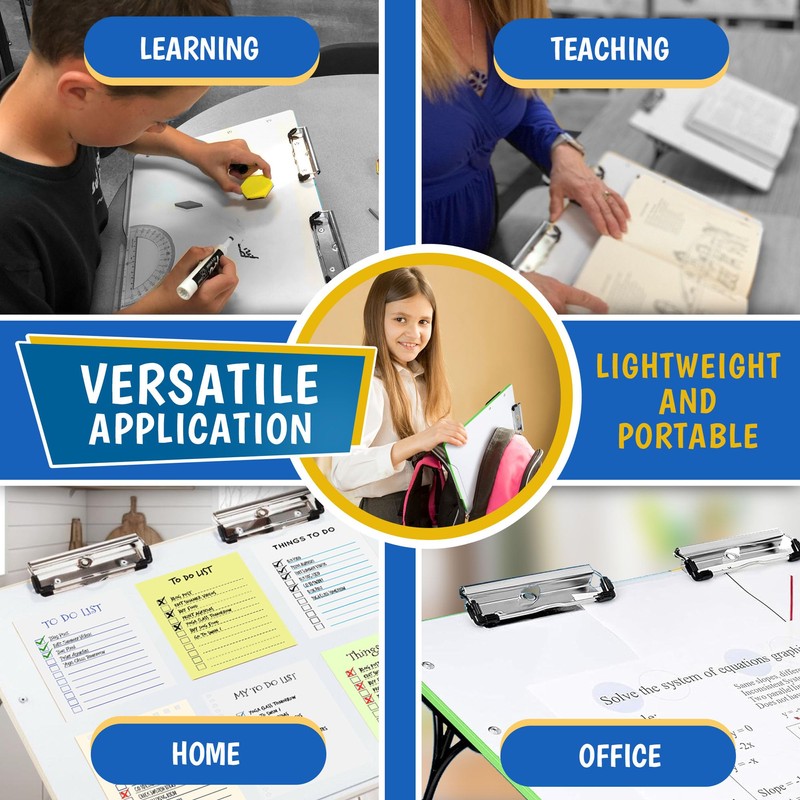 Visual Edge Slant Board for Writing - Adjustable Magnetic Whiteboard