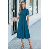 Newshows Womens Wear to Work Long Dresses Tie Waist Shirt