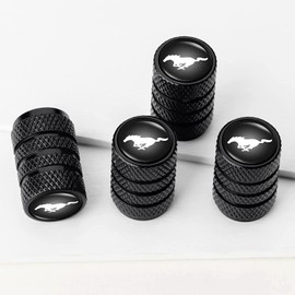 Car Tire tire Valve Cap Valve stem Cover Compatible with Ford Mustang, Motorcycles, Bicycles, and Trucks, Universal tire Valve stem Cap