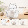 2pcs Cat Fur Keepsake Fridge Magnets, Clear Cute Cat Hair