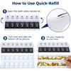 Pill Boxes 7 Day 2 Times a Day, Weekly AM