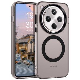 DUEDUE for Oppo Find X8 5G 6.59" Magnetic Case, Compatible with MagSafe Wireless Charging, Anti-Scratch Military Grade Drop Full-Body Protective Slim Covers Case for Oppo Find X8, Black