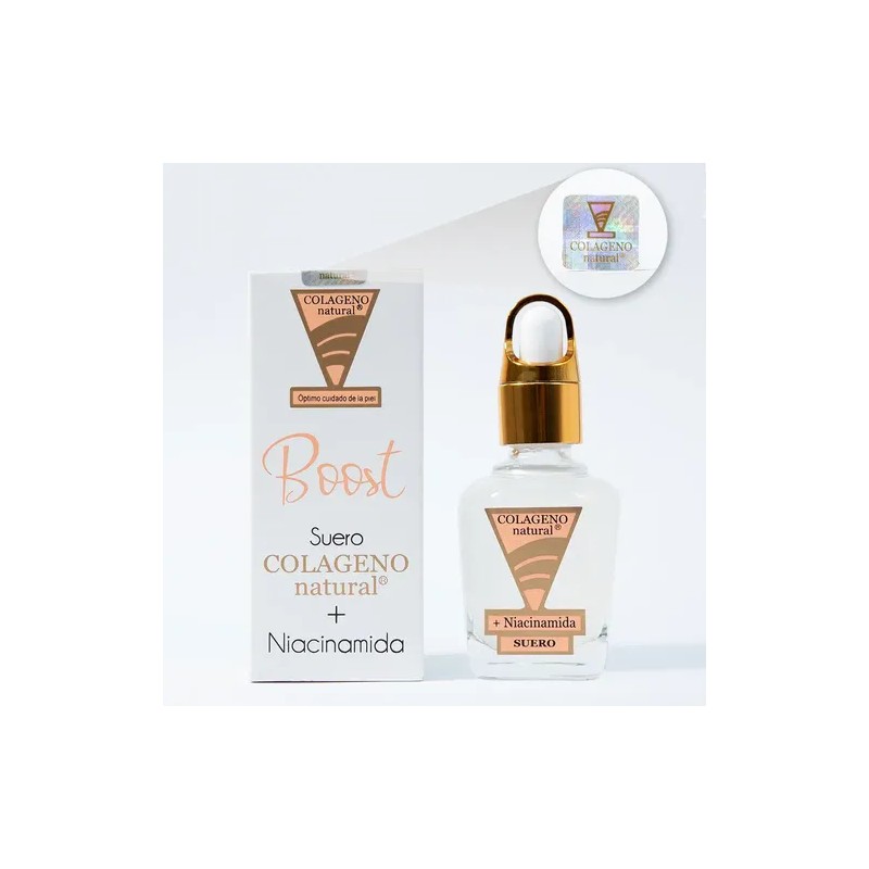 Boost Suero Colágeno Natural + Niacinamida 12 Pack