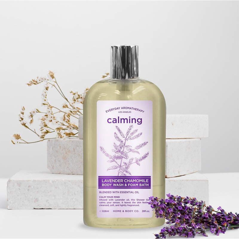 Everyday Aromatherapy Body Wash Duo | Eucalyptus Mint and Lavender