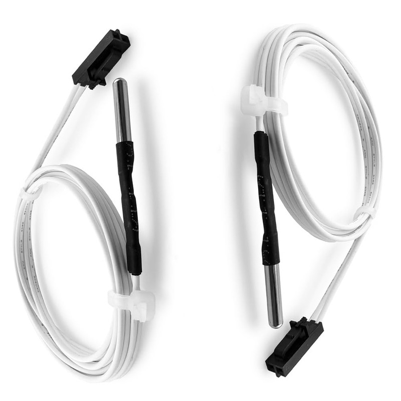 2Pcs Prusa MK3s+ Thermistor, 3D Printer NTC 100K 3950 Prusa