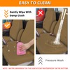 Kistrba Truck Seat Cover Fit for 1997-2000 Ford F-150, Tan
