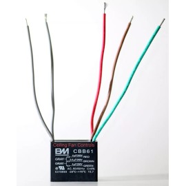 BM FAN CAPACITOR CBB61 4uf+2.5uf+4uf 5WIRE Our lowest Price with 1 year warranty