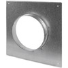 Duct Connection Flange Diameter 150 mm, Galvanised Steel, Straight or