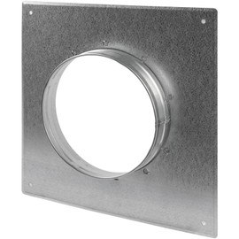 Duct Connection Flange Diameter 150 mm, Galvanised Steel, Straight or Flexible Pipe Flange for Heating, Cooling and Ventilation Systems (15 cm)