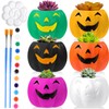 Pasimy 6 Set DIY Ceramic Succulent Planter Pots Paint Your