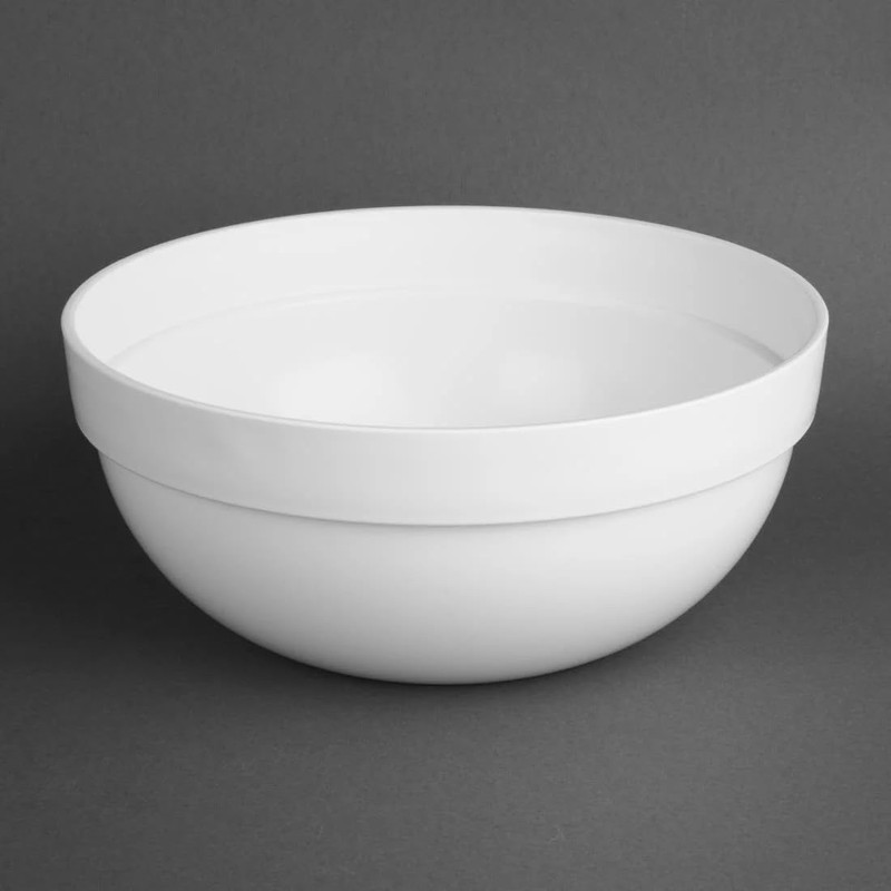 Nisbets Essentials Mixing Bowl PP White - 3Ltr