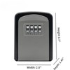 4-Digit Combination Key Lock Box for Outdoor Key Storage –