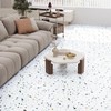 VaryPaper 12"x12" 10 Pack White Terrazzo Peel and Stick Floor