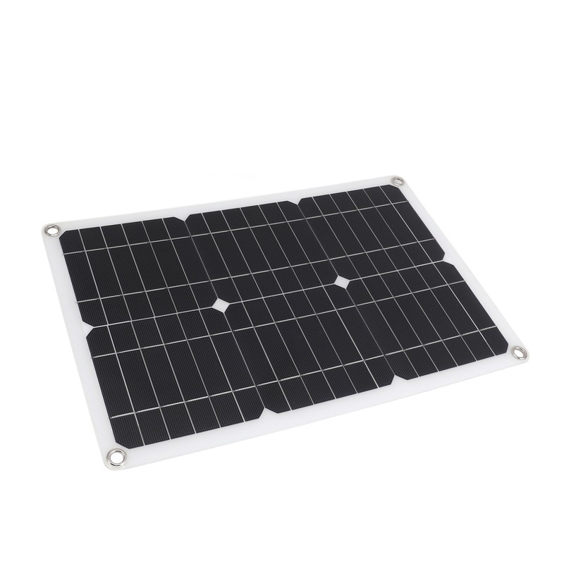 18V 20W Semi Flexible Solar Panel Monocrystalline High Efficiency Waterproof