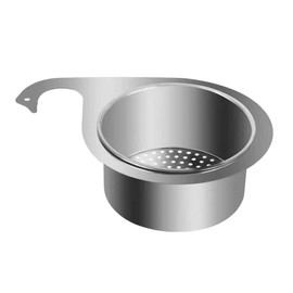 Swan Sink Strainer Basket, Stainless Steel Swan Sink Strainer Basket,Kitchen Sink Drain Basket,Kitchen Triangular Sink Filter for Filter Kitchen Waste and Wash Vegetables，for Faucet Fits All Sink