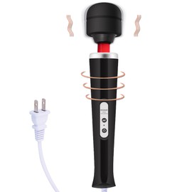 VZVJTR Electric Muscle Massager, Handheld Relaxation Tool, Body Muscle Deep Tissue Massage for Neck Back Shoulder Foot (Black)