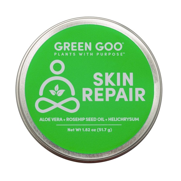 Green Goo Natural Skin Care Salve, Skin Repair and Protection, 1.82-ounce Large Tin