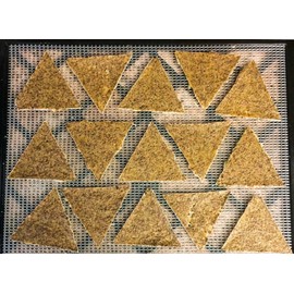 Triangle Chip Silicone Sheet Mold Compatible With Compatible With Samson Compatible With Aroma 6 tray food dehydrators Bright Kitchen Re-Usable Non-Stick Mat