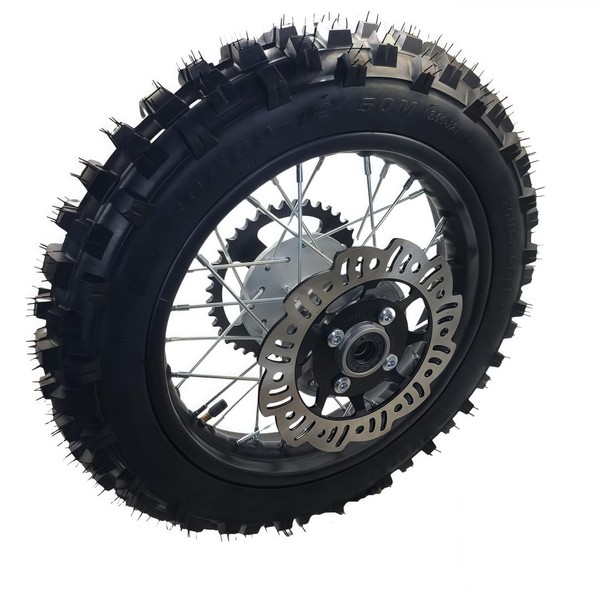 CLEO 12” Rear Wheel Rim Tire 80/100-12 Assembly for 50cc