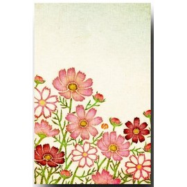 Japanese Illustration Postcard Dyed picture wind "Cosmos" Autumn Postcard Japanese Petty Dabbler