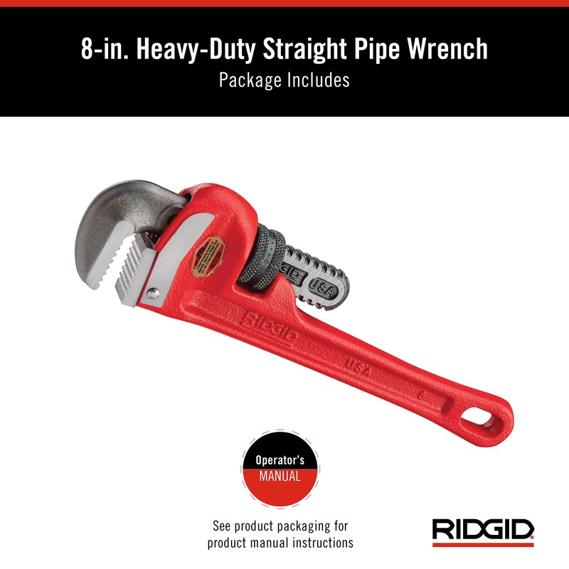 Ridgid 31005 Straight Pipe Wrench