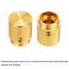 sourcing map 8 Pcs Aluminium Potentiometer Knobs, 1/4"(6mm) IDx1/2"(12.5mm) ODx5/8"(16mm)