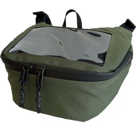 JAM'S GOLD Motorcycle Handlebar Bag scooter pouch (Khaki)