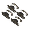QCAA Zinc Die Cast Window Sash Lock, Antique Brass Brushed,