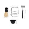 COLLBATH Men's Shaving Tools Razor Set Brush Bowl Durable Shaving