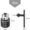 Mesee 1.5-13mm Capacity Quick Change Drill Chuck Adapter Converter 1/2-20UNF