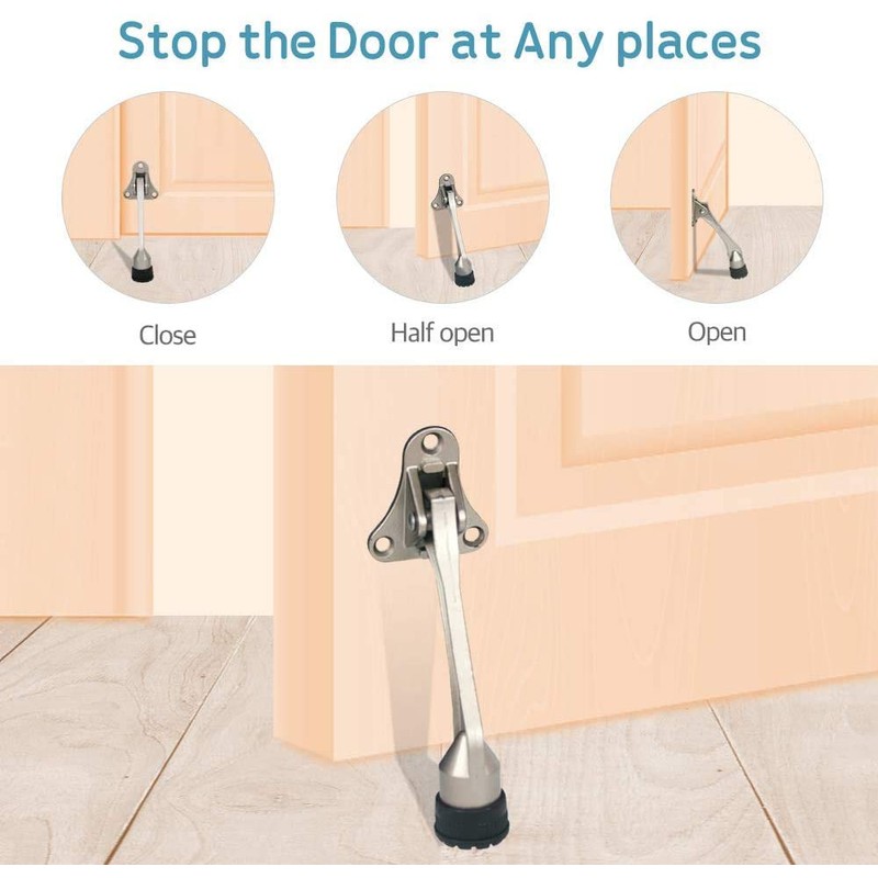 CG PLUS Door Stopper, Kick Down Door Stops for Heavy