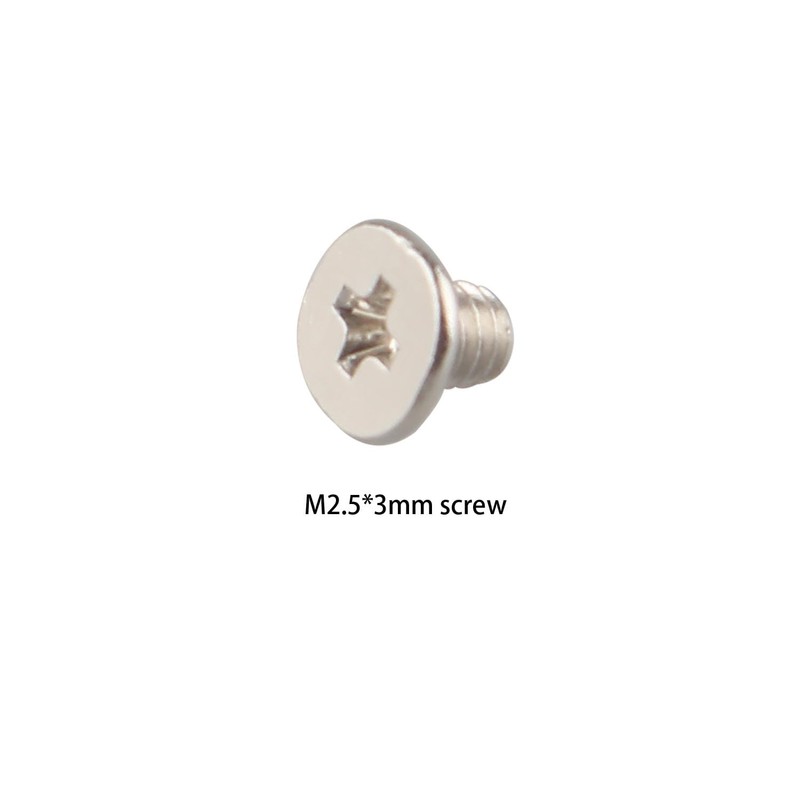ZDE 10PCS M2.5 SSD Mounting Screws Kit M2.5x3mm Phillips Screws